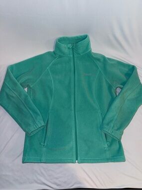 Columbia Womens' Mint Green Fleece Jacket - Full Zip